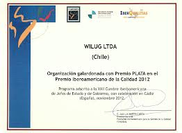 Premio plata Iberoamericano de la Calidad 2012